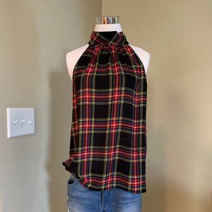 JCREW tartan sleeveless top, size 6